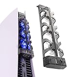 PS5 冷却ファン 3連ファン PlayStation 5用 冷却スタンド PS5 ディスク/デジタル版 専用 USB給電 スイッチ付き LED表示 充電専用USBポート（データ不可）※PS5 Slim/PS5 Pro非対応