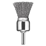 DEWALT DW49001 3/4-Inch by 1-Inch High Performance Carbon Crimp Wire End Brush 0.014-Inch Wire [並行輸入