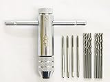 2441 PPLS ネジ穴作成 3点セット ネジ切タップ・ラチェット式タップハンドル・下穴用ドリル M3ネジ対応セット