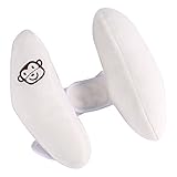 ベビーネックピロー 赤ちゃん チャイルドシート首枕 ベビー枕 頭を首をサポート 子供用カーシートヘッドレスト ベビープロテクション ピロー ぐっすり眠れる 調節可能 旅行 機内 車用(ホワイト)