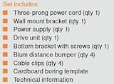 ブラムz10ne05u.15 Tandem Plus Blumotion servo-drive Waste /ごみ箱セット、 Z10NE05U.15