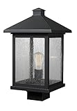 Z-Lite Portland 531PHBS Outdoor Post Light [並行輸入品]