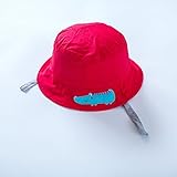 ツバメ--屋　ベビー用ハット つば広 赤ちゃんキャップ キッズ 帽子 子供サンバイザー フィッシャーマンハット アニマル図案 男の子 女の子 男女児 紫外線 UVカット (50)