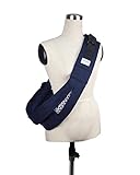 ベビースリング 新生児 抱っこひも Mobesy 0~2歳 片肩 成長に合わせて使える 抱き方五つ JM0105 (ネイビー)