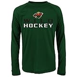 NHL Wildパフォーマンス長袖Tee グリーン
