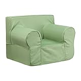 Offex OF-DG-LGE-CH-KID-SOLID-GRN-GG Oversized Solid Kids Chair, Green [並行輸入品]