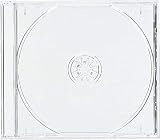 BD DVD CD ジュエルケース10mm 1枚収納 プラケース ジャケット収納可 (クリア 200枚)