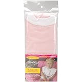 DMC Velour Toddler Pullover Bib 14 Count 12-inch x 19.5-inchLight Pink, Other, Multicoloured by DMC