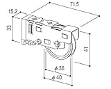 戸車(HH-T-0021) YS：シルバー