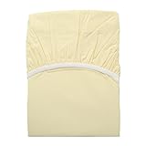 ベビー敷フィットシーツ 《無地》【78c×128c】【全6色】【日本製】 (クリーム)