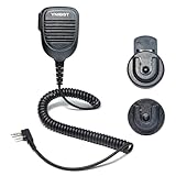 KENWOOD/BAOFENG対応 ハンディー 無線機マイク Ｌ型2ピン用 マイクハンガー付き UBZ-LP20 UBZ-LM20 UBZ-LK20 UBZ-LP27R UBZ-S20 UTB-10に対応