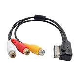 Cablecc によってアウディA1 A7 A8 VW車用MMIに3 RCAオーディオビデオケーブル メスDVDビデオおよびオーディオ入力ケーブル