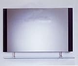 シンプル ミラー 鏡 棚付き [幅90×高80cm] MK09