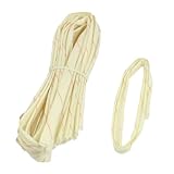 uxcell グラスファイバー絶縁スリーブ　曲げやすい　繊維ガラス　PVC　絶縁スリーブパイプ　長さ0.9M　直径 8mm　10 個