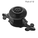 ドアノブキャビネットノブドレッサーノブ ブラック HGOT0383