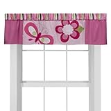 TiddliwinksラズベリーGarden Window Valance