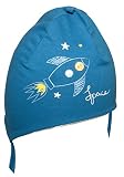 Yo 。宇宙船シンコットン新生児赤ちゃん少年Spring Fall European Hat With Chin Strap tight-upキャップ US サイズ: S カラー: ブルー