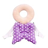 YideaHome天使の翼　可愛い 赤ちゃんのごっつん防止 天使のパッド 安全パッド 超軽量 ベビー 頭を保護 セーフティー エンジェルリング 枕 リュックタイプ 安全台 子供用 プロテクター ひも調