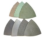 Toolocity 3TRIOSET 3-Inch Triangle Diamond Polishing Pads for Oscillating Multi Tools, Set of 7 [並行輸