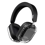MONDO Over Ear Headphones モンド オーバーイヤー ヘッドホン 【ワイヤレス / 最大45時間再生 / aptX HD/ワイヤレス/有線対応/パッシブノイズキャンセリング/マイク内蔵】 (トランスペアレント(クリア))