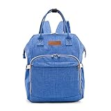 リュックサック　マザーズバッグ　ママバッグ　マタニティ　ベビー用品　大容量　肩掛け　手提げ　取っ手付き　ダブルファスナー　お出かけ　トラベル　ピクニック　出産祝い　ドット柄　赤/黒/紺色/紫/青/オレ