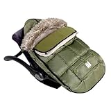 7AM Enfant Le Sac Igloo Footmuff, Converts into a Single Panel Stroller and Car Seat Cover, Army, La