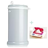 Ubbi　ウッビーおむつペール（グレー）　ウェットシートカバー付