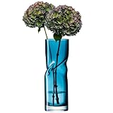 LSA HELIX フラワーベース(花器) 高さ35cm ブルーティール TLA2135