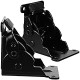 Ipetboom 折りたたみ テーブル 折れ脚金具 テーブル 折り畳み テーブル脚ブラケット チェアー 椅子 イス 机 デスク 修理 接続用 金具 2個 ブラック