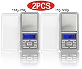 多機能 ポケット デジタル スケール(秤) 電子スケール はかり0.1g-500g/0.01g-200g　計量 精密 携帯タイプ 業務用(プロ用)