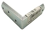 和気産業(Waki Sangyo) ユニクロ隅金 金折50 補強金具 接合金具 連結金具 50mm BK-034 4枚組