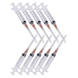 feedbase 使い捨てルアーロック シリンジ 5ml 針 キャップ 10セット 内径1.55mm 給水器 投薬 給餌 肥料 農薬 農薬調合 インク詰め替え 給水器 CSRNG-5ml-10