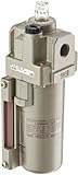 SMC AL30-N02-8Z Lubricator, Metal Bowl with Level Gauge, without Drain Cock, 55 mL Oil Capacity, 30 