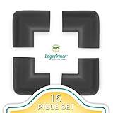 Edge Armor Corner Protectors 16 Piece Set Black [並行輸入品]
