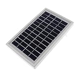 Perfk 太陽光パネル　3W　ソーラーパネル　バッテリー充電　小型　12V DC 250MA/6V DC 500MA　過放電保護 - 12V DC；250MA