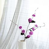 VStoy オウバイ そっくり造花 2本 セット (紫)