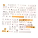 140キーPBTキーキャップセットルキーボードのXdaプロファイル置換, 英語フォント