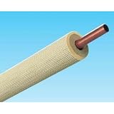 オーケー器材 被覆冷媒配管 シングルコイル 保温材15mm 12.70×0.8 K-HSM4E