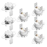 AopinサーマルコントロールスイッチKSD301ノーマルオープンNO 85度250V 16Aサーモスタット温度スイッチ8個