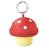数量限定入荷 子供用 大人用 キノコ キーバック レッド オレンジ グリーン イエロー 4色 キッズ 出産祝い プレゼント ギフト (レッド)
