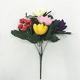 造花　5枝　お盆向け用品　フラワー