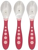 Gerber Graduates Kiddy Cutlery 3 Piece Spoon Set - Pink  ベビー用　スプーン　ピンク　３本入り
