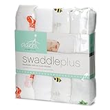 エイデンアンドアネイ Aden + Anais おくるみ 4枚セット swaddlePlus wrap(カラー：Life's hoot) S107【並行輸入】