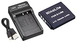 NinoLite(NinoLite) 3点セット D-LI68 / D-LI122 互換 バッテリー +USB型 充電器 +海外用交換プラグ 、ペンタックス Pentax 対応 dc30dli68_t.k.gai