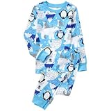GYMBOREE(ジンボリー) アークテッィック 2-ピース パジャマ ポーラブルー スリープウェア 6～12ヶ月【並行輸入】