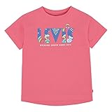 Levi's Little Girls' High-Low Hem Graphic T-Shirt Strawberry Print 6X [並行輸入品]