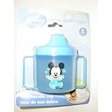 One Disney Baby Mickey, Mini, or Pluto Twin Handle Sippy Cup - Color May Vary, Contact Seller for Bo