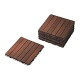 RUNNEN フロアデッキ 屋外用, ブラウン 304.004.45