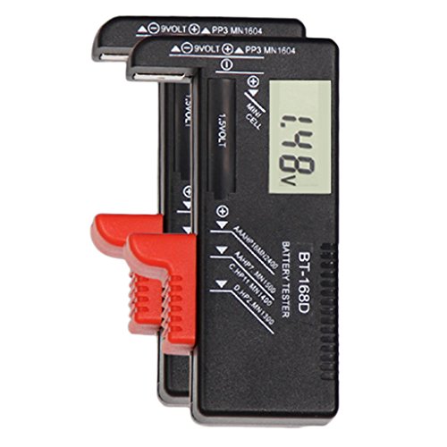 Sherry バッテリー容量テスター 指針式とデジタル式 選べる バッテリーテスターボルトチェッカー9V 1.5VおよびAA AAAセル