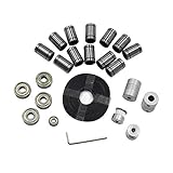 Aibecy 3Dプリンター部品リニアモーションキットLM8UU 608 ZZ 624 ZZベアリングカプラーシャフト20歯プーリーホイール2M GT2ベルト